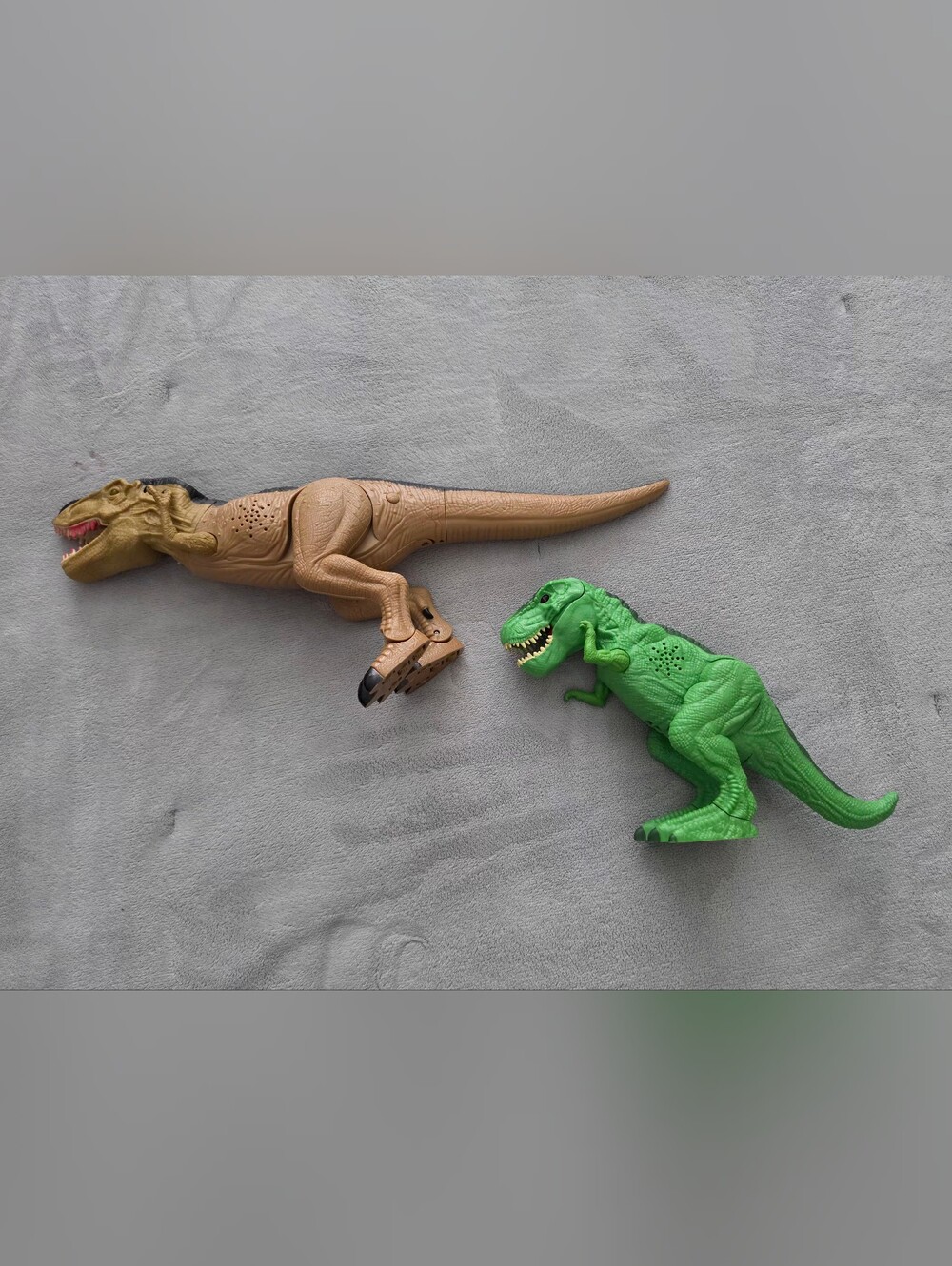 Green & Brown Interactive T-Rex Reptile Toy - Unbranded